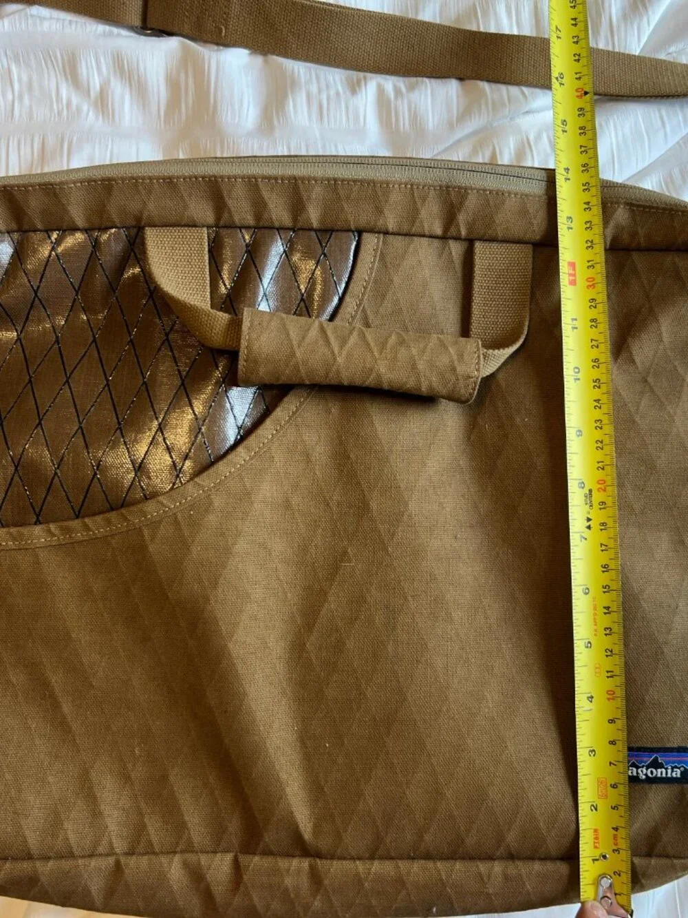 Patagonia Stand up pack 18L backpack messenger tan brown